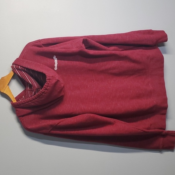 Springhill Outfitters shirt men's size xl (guessing) red hoodie rubberized Decor - Picture 7 of 10